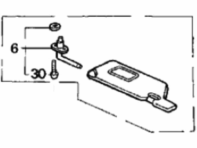 1991 Honda Accord Sun Visor - 83230-SM4-A13ZA