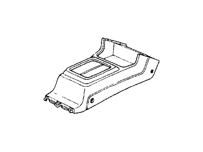 1992 Honda Accord Consoles - 77291-SM4-003ZB