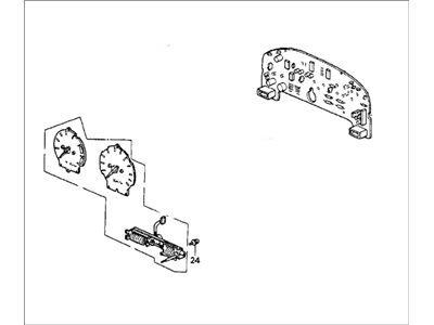 1992 Honda Accord Speedometer - 78120-SM2-A14