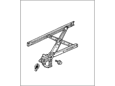 1990 Honda Accord Window Regulator - 72250-SM2-003