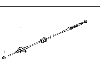 Honda 54315-SM4-987 Wire, Control