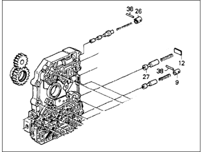 1992 Honda Accord Valve Body - 27105-PX4-700