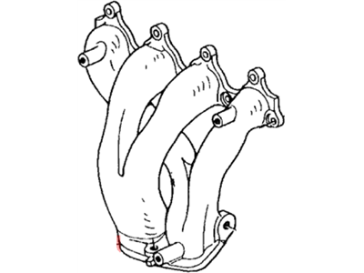 Honda 18100-PT6-A00 Manifold, Exhuast