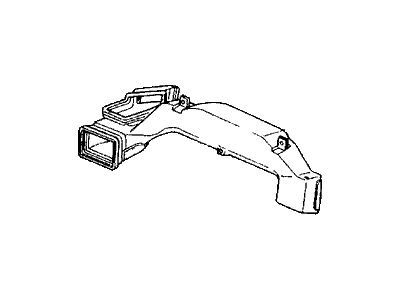 Honda 77420-SM4-A00 Duct Assy., Driver Air Conditioner Joint