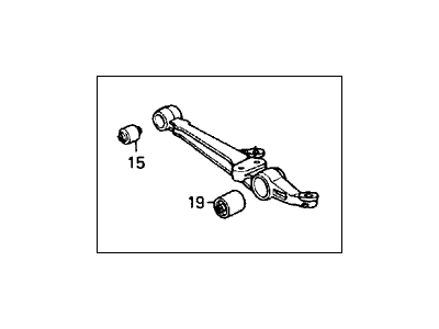 Honda 51355-SM4-040 Arm, Right Front (Lower)