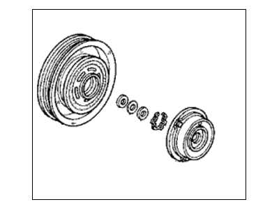 Honda 38900-P45-G02 Clutch Set, Magnetic