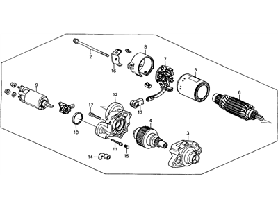 1990 Honda Accord Starter Motor - 31200-PT0-005