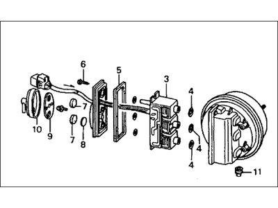 1992 Honda Prelude Cruise Control Servo - 36520-PT3-A01