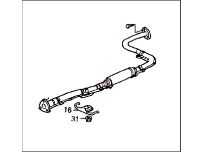 Honda 42767-SK7-A10 Plate, Spare Tire Caution (T-Type)(English)