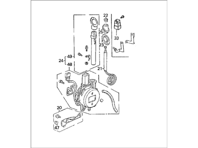 Honda 39150-SM2-305 Antenna Assembly, Motor