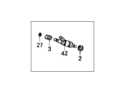 Honda 06164-PT3-A00 Injector Set, Fuel