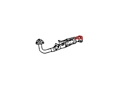 1993 Honda Accord Exhaust Pipe - 18210-SM4-A32