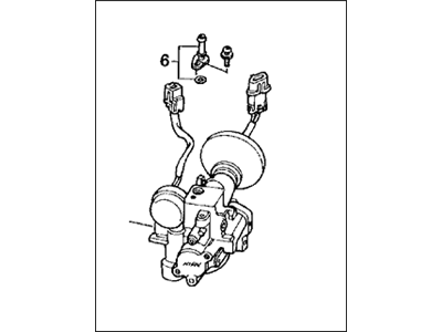 1992 Honda Accord ABS Pump And Motor Assembly - 57310-SM4-A51