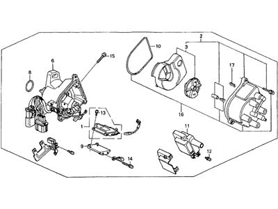 Honda 30100-PT3-A62 Distributor Assembly (Td-31U) (Tec)