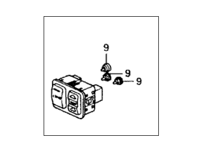 Honda 35830-SM4-A11 Switch Assembly, Cruise & Roof (Alps)