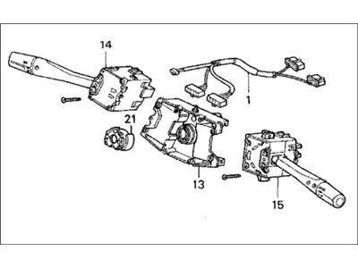 Honda 35250-SM4-A23 Switch Assembly, Combination