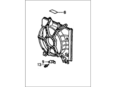 Honda 19015-PT0-004 Shroud (Toyo)