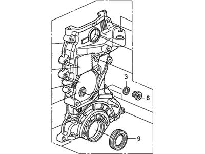 Honda 11410-RB1-J00 Case Assembly, Chain