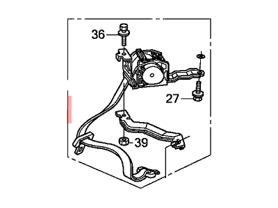 2009 Honda Fit Seat Belt - 04827-TK6-A00ZA