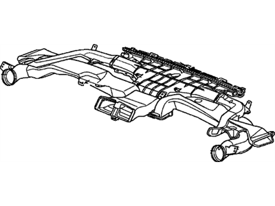 Honda 77400-TK6-A01 Duct Assy., Instrument