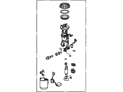 Honda 17045-TK6-A00 Module Set, Fuel Pump