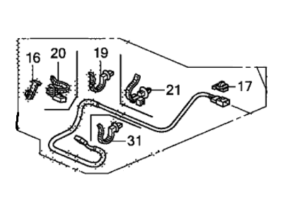 2009 Honda Fit Antenna Cable - 39156-TF0-J02