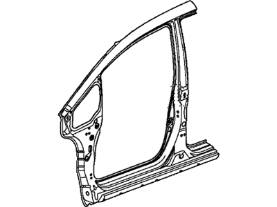 Honda 04645-TK6-A11ZZ Panel Set, L. FR. (Outer)