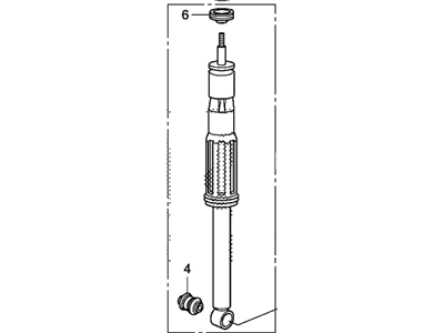 Honda 52610-TK6-A03 Shock Absorber Assembly, Rear