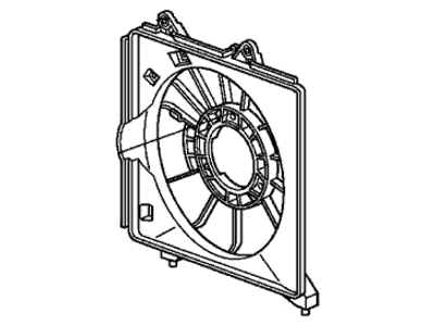 Honda Fit Fan Shroud - 38615-RB1-J51