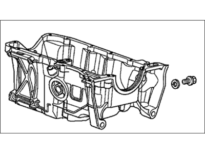 2010 Honda Fit Oil Pan - 11200-RB0-000