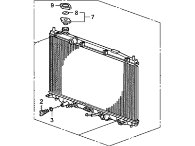 Honda 19010-RB0-004 Radiator (Toyo)