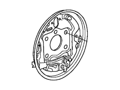 Honda 43120-TK6-A01 Plate, Left Rear Brake Backing