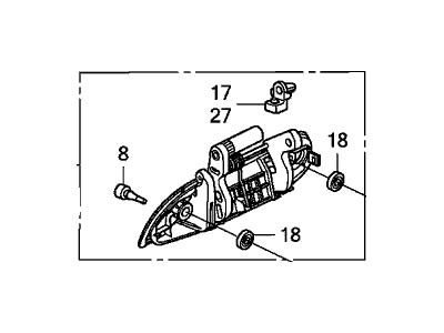 Honda Fit Door Handle - 72180-TK6-A01ZF