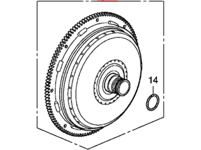 2010 Honda Fit Torque Converter - 26000-RB0-315