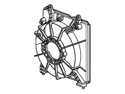 2009 Honda Fit Fan Shroud - 19015-RB0-004