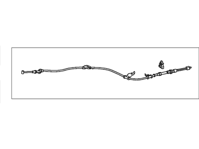 Honda 47560-TK6-A02 Wire B, Driver Side Parking Brake