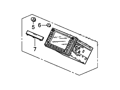 Honda 39540-TK6-A11RM Navigation Assy.