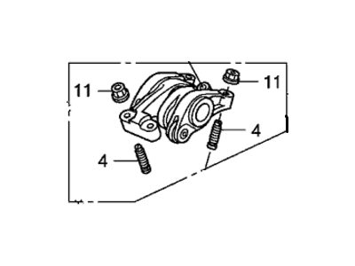 2012 Honda Fit Rocker Arm - 14620-RB1-010