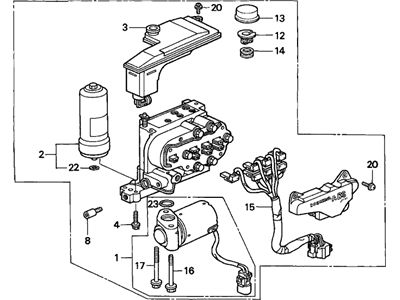 Honda 57110-SV1-A04RM Modulator Assy. (RMD) (Accumulator Not Included)