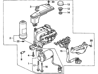 1995 Honda Accord ABS Control Module - 57110-SV1-A04RM