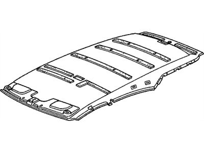 Honda 83209-SV5-A01ZC Lining, Roof *YR98L* (COAST SAND)