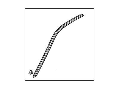 Honda 72365-SV4-013 Sub-Seal, L. FR. Door