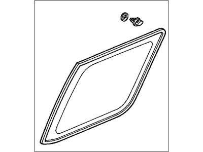 Honda 73560-SV5-A00 Glass Set, L. RR.