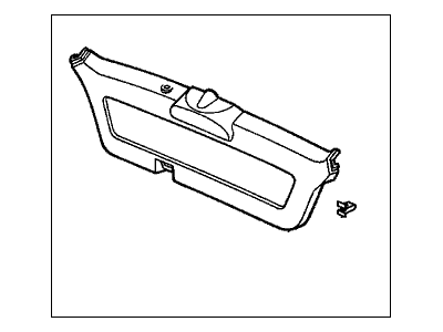 Honda 84431-SV5-A00ZA Lining Assy., Tailgate *NH178L* (EXCEL CHARCOAL)