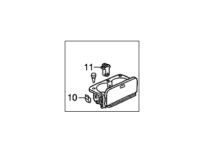 Honda 77230-SV4-A22ZB Holder Assembly, Cup (Excel Charcoal)