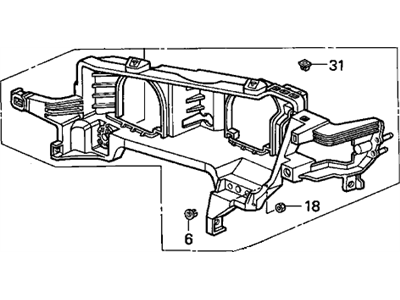 Honda 33102-SV4-A01 Housing, R.