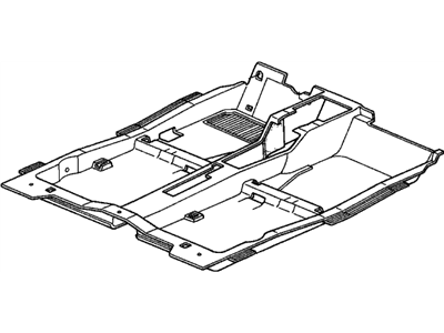 Honda 83301-SV5-A21ZA Floor Mat *NH178L* (EXCEL CHARCOAL)