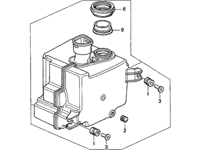 Honda 17230-P0A-000 Chamber Assy., Resonator