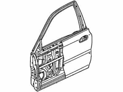 1996 Honda Accord Door Panel - 67050-SV4-A80ZZ