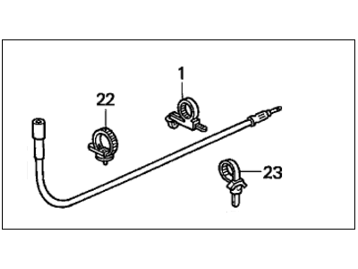 Honda Accord Antenna Cable - 39159-SV5-A01